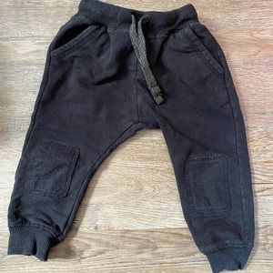 zara boys black joggers